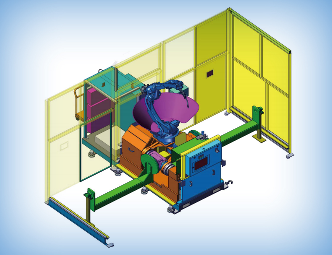 ⅠSingle Robot Twin Stations Cell