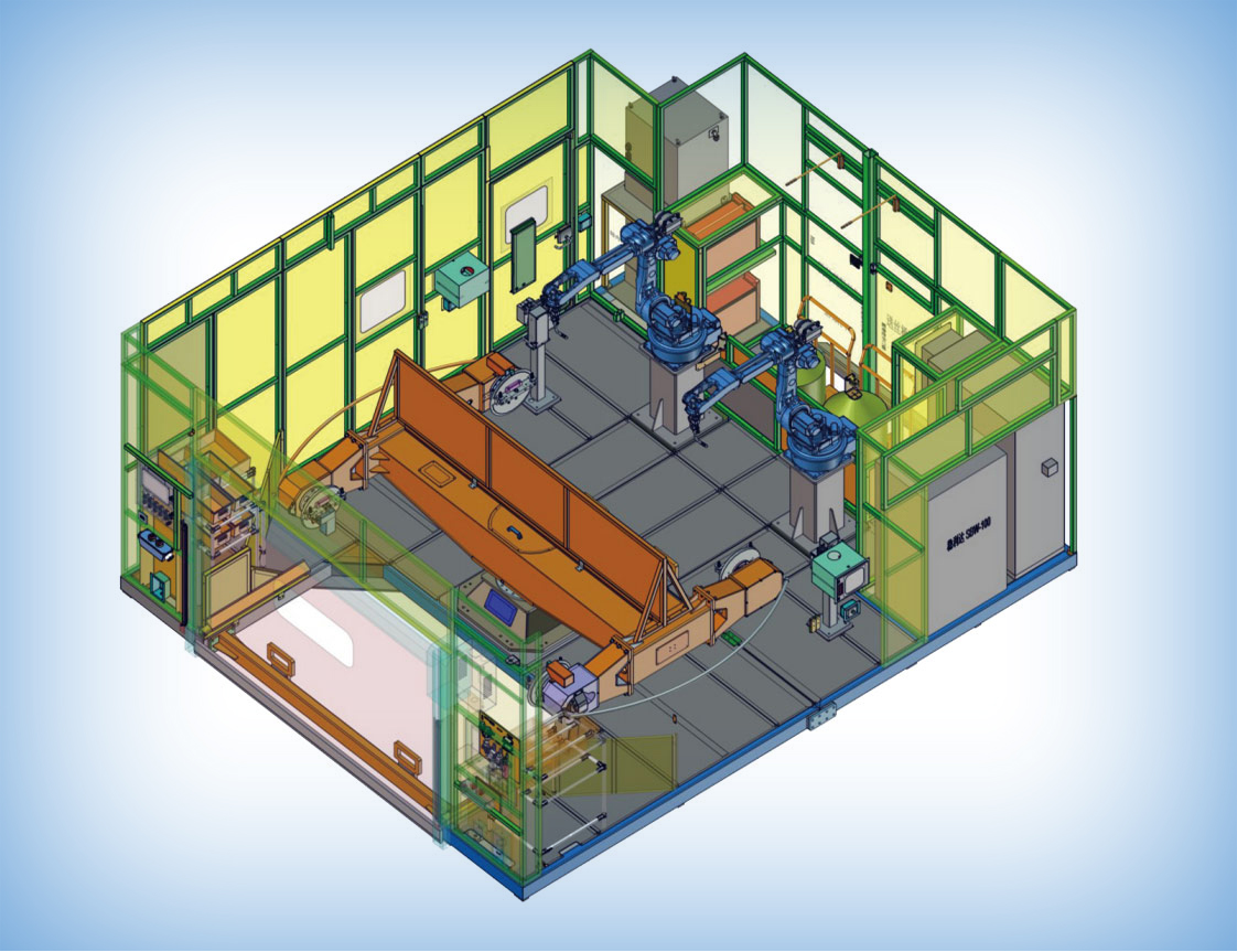 Horizontal Rotation Weld Cell